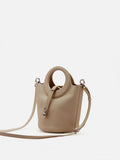 PAZZION, Vespera Bucket Bag, Khaki