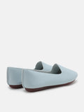 PAZZION, Vida Pastel Moccasins, Powder Blue