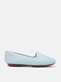 PAZZION, Vida Pastel Moccasins, Powder Blue