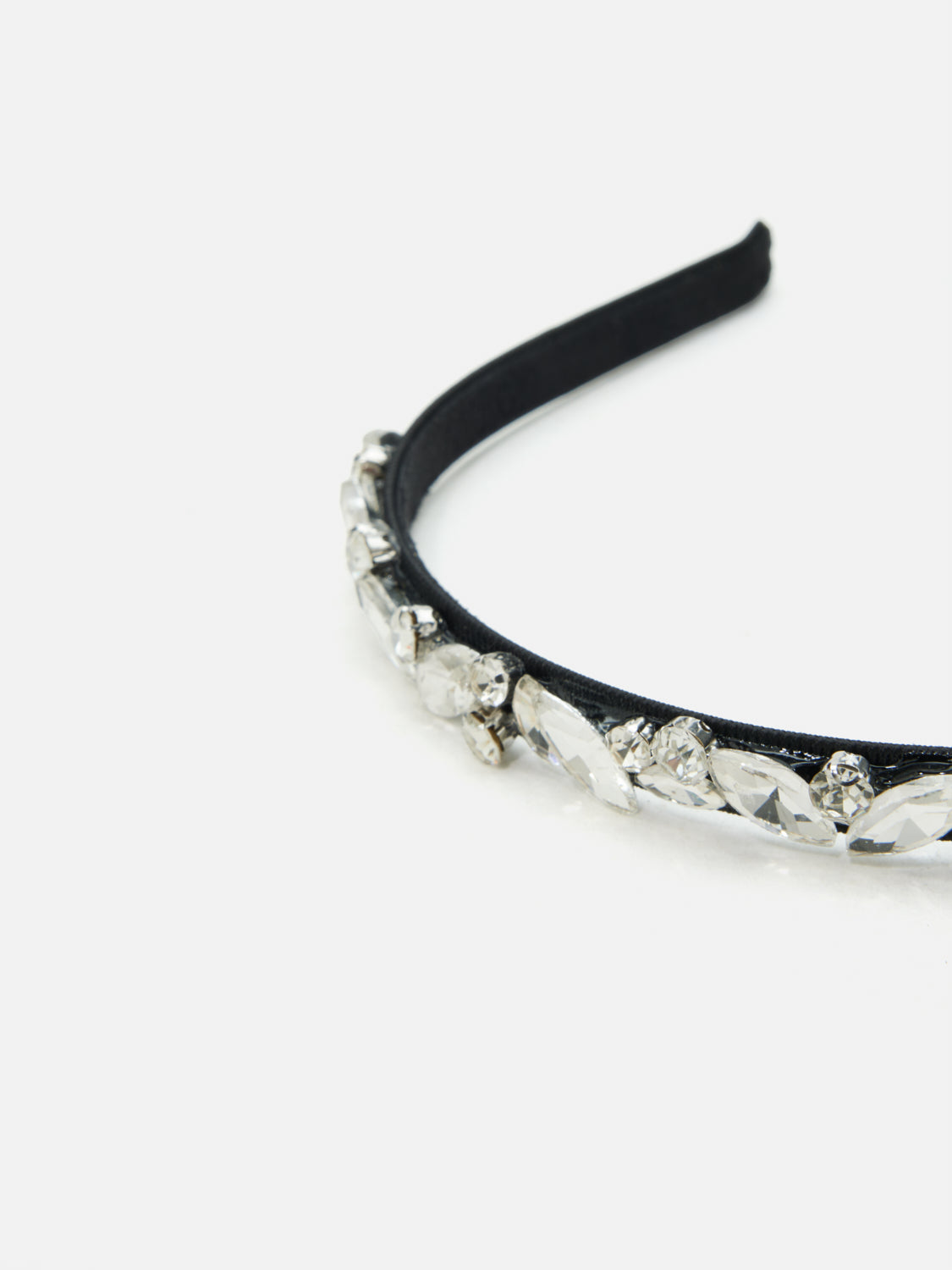 PAZZION, Violette Diamante Hair Band, White