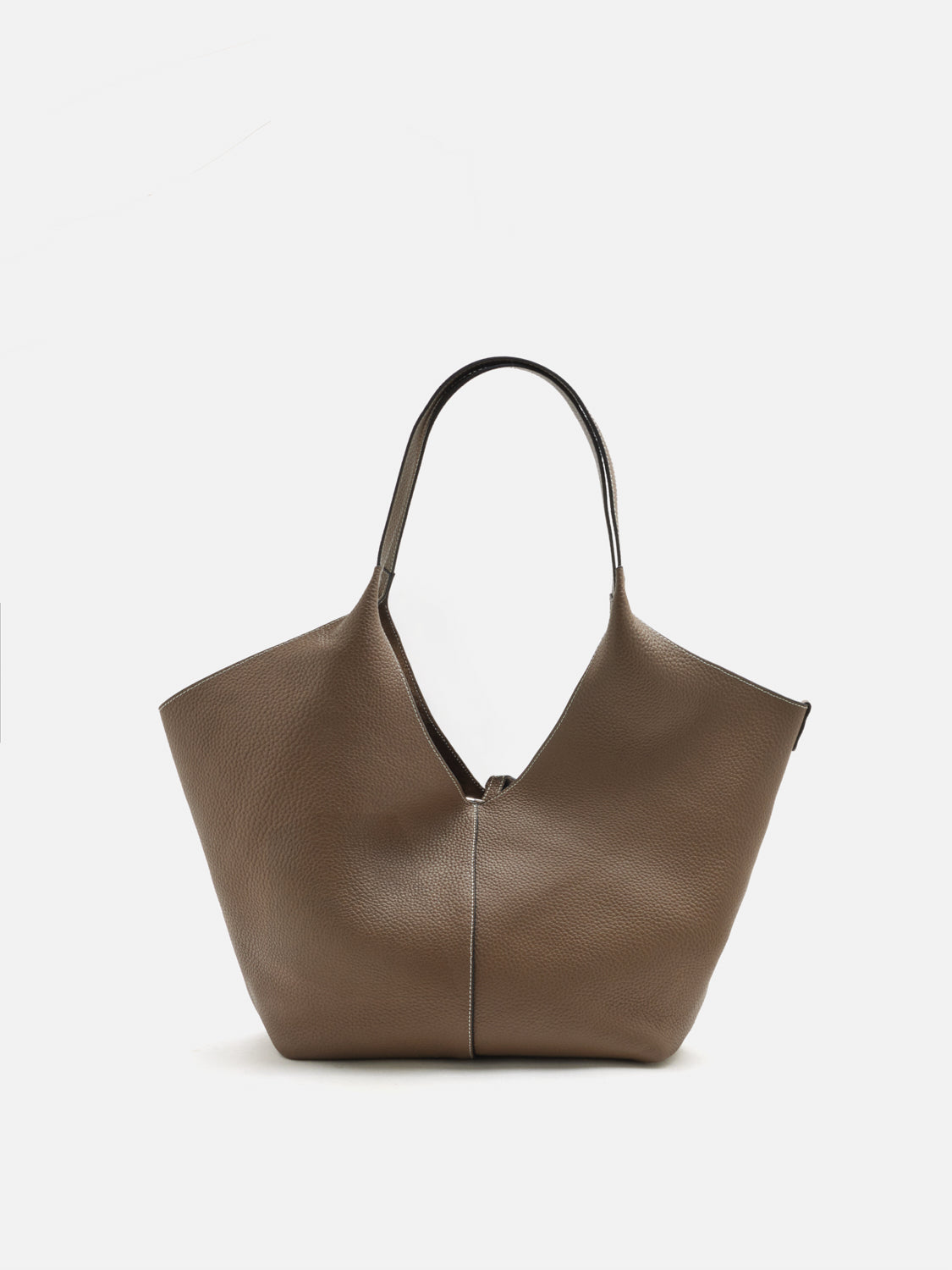 PAZZION, Vittoria Leather Bag - Khaki, Khaki