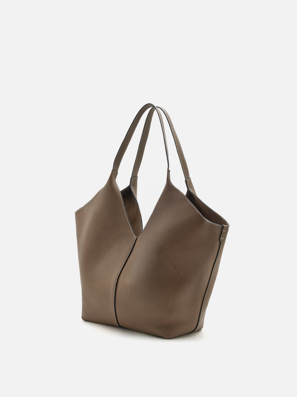 PAZZION, Vittoria Leather Bag - Khaki, Khaki