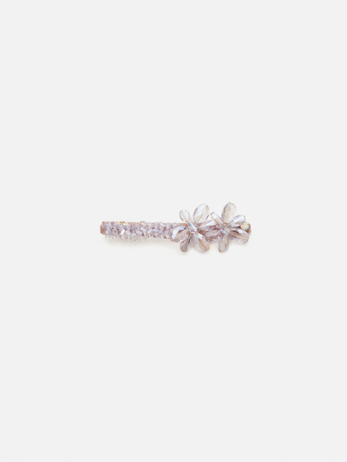 PAZZION, Willow Flower Rhinestone Hair Clip, Purple