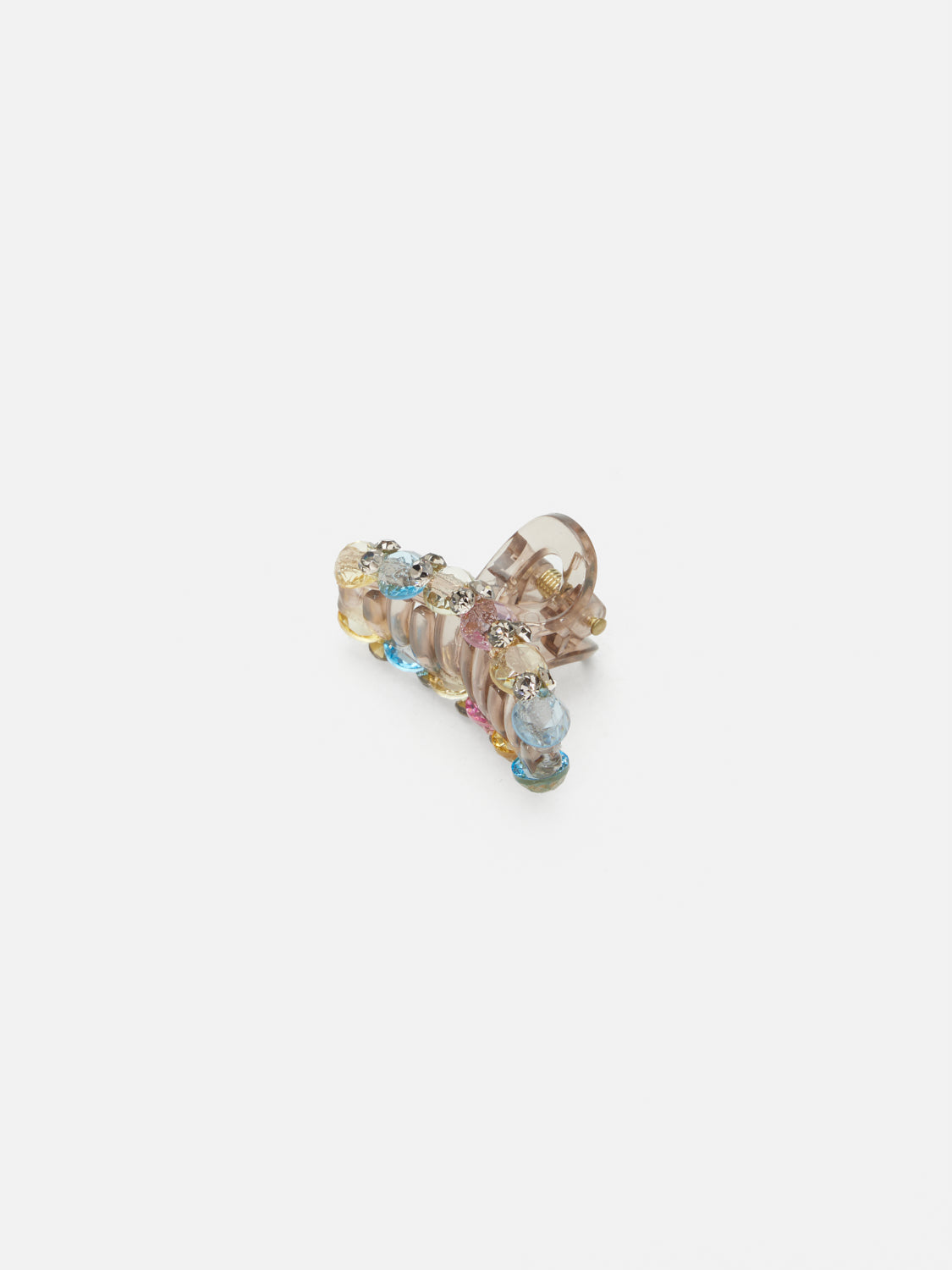 PAZZION, Wilma Rhinestone Hair Clip, Rainbow