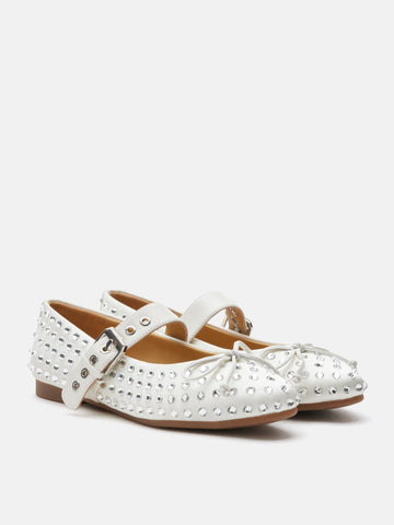 Wisteria Studded Buckled Mary Janes