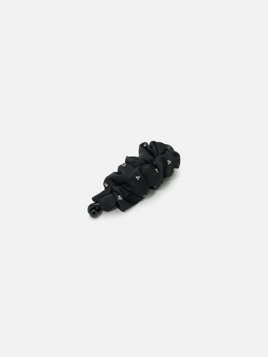 PAZZION, Wrenley Crystal Embellished Hair Clip, Black