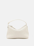 PAZZION, Xyla Woven Leather Bag, White