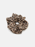 PAZZION, Yulissa Leopard Print Scrunchie, Beige