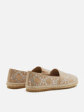 PAZZION, Yves Embellished Suede Espadrilles, Almond