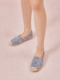 PAZZION, Yves Embellished Suede Espadrilles, Grey