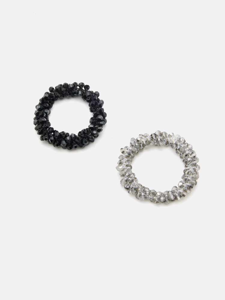 PAZZION, Zia Diamante Hair Tie, None