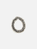 PAZZION, Zia Diamante Hair Tie, Pewter