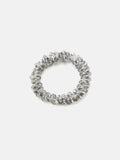 PAZZION, Zia Diamante Hair Tie, Silver