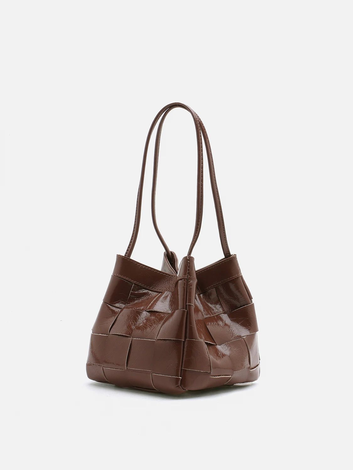 PAZZION, Ziva Woven Bag, Brown